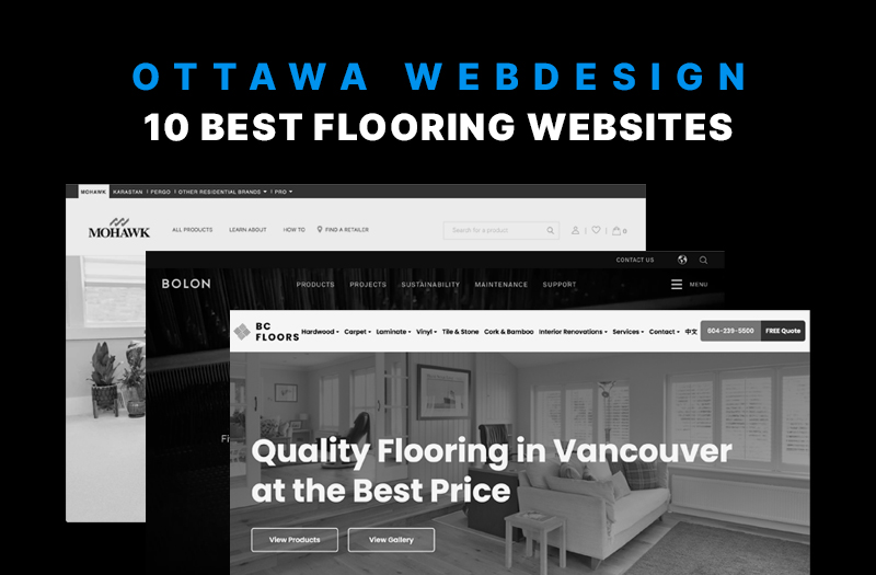 best flooring web design examples