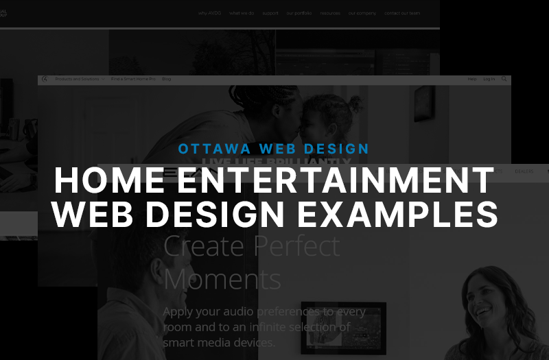 10 Home Entertainment Website Design Examples