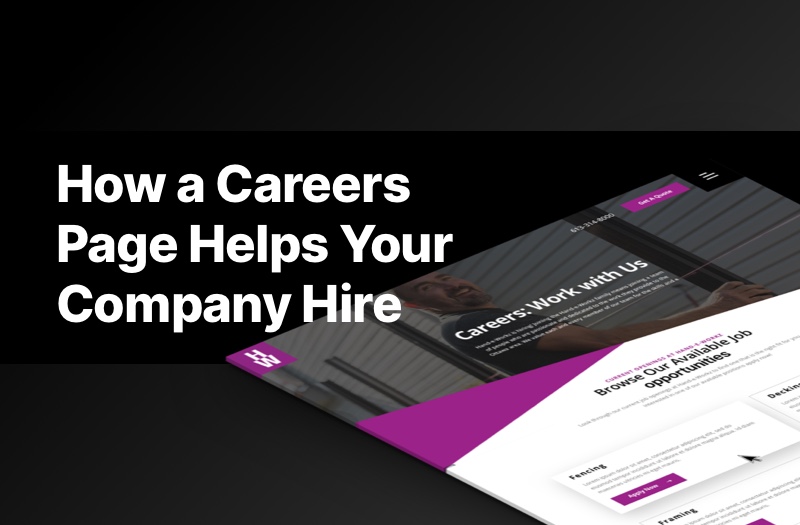 How a Careers Page Helps Your Company Hire